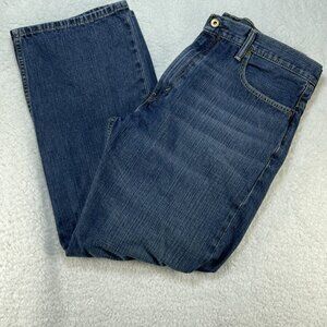 Levis Jeans Mens 38 Blue 569 Loose Fit Straight Leg Medium Wash 38x30 Actual